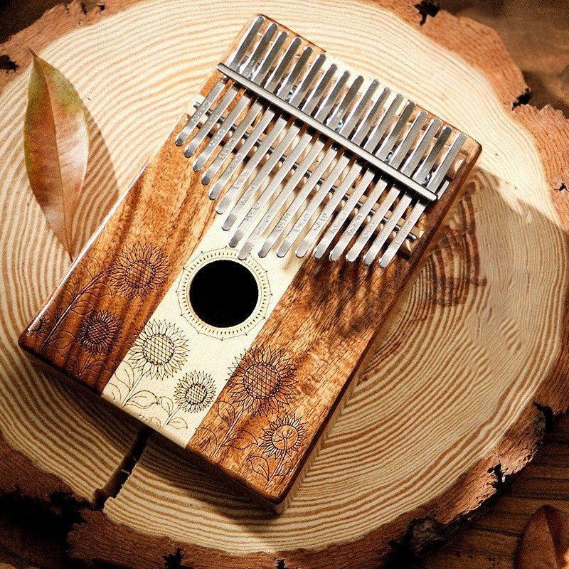 Kalimba HLURU 17 Lames en Bois Massif