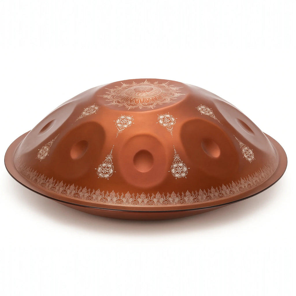 Handpan Traditionnel Couleur Bronze de 9 Notes en 440 Hz