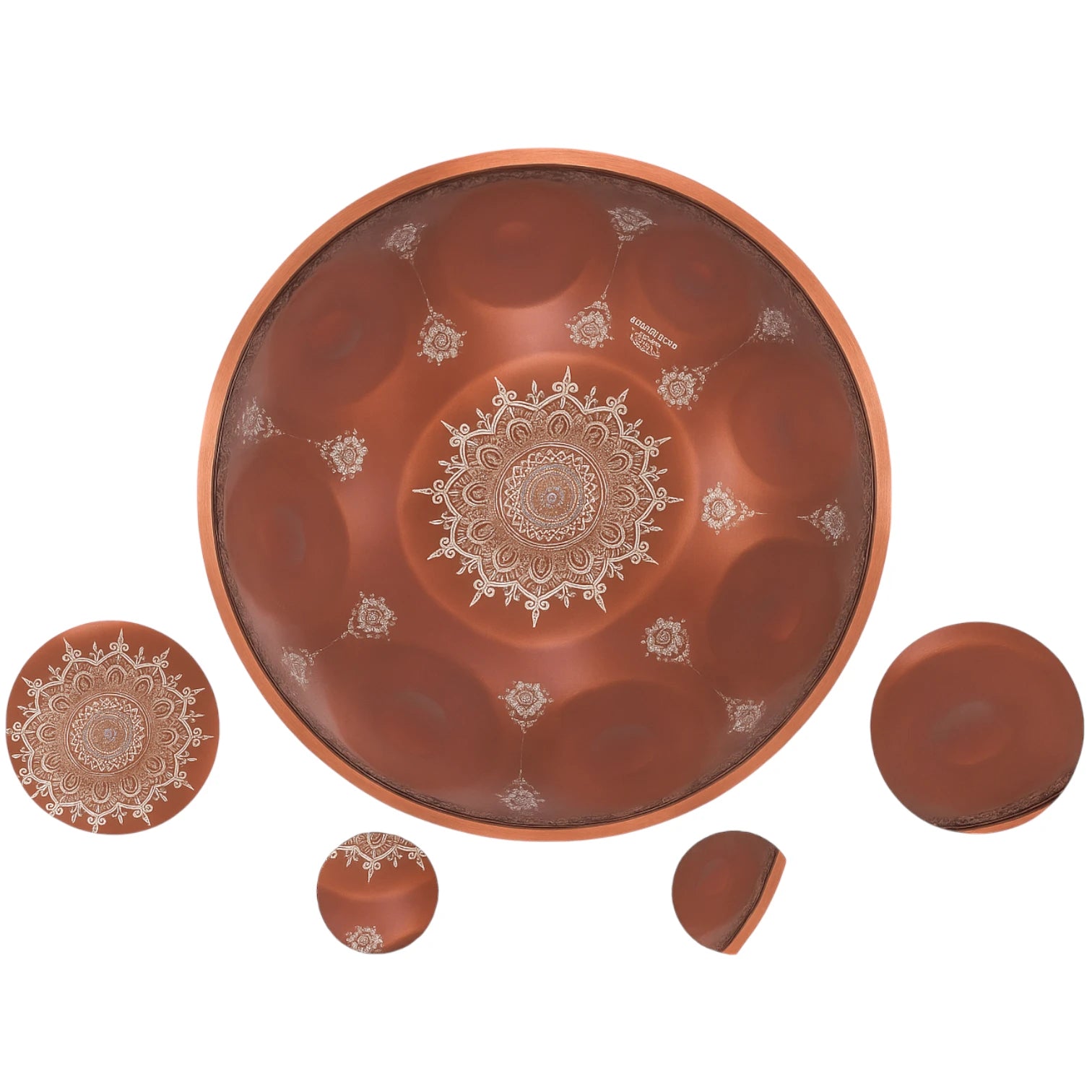 Handpan Traditionnel Couleur Bronze de 9 Notes en 440 Hz