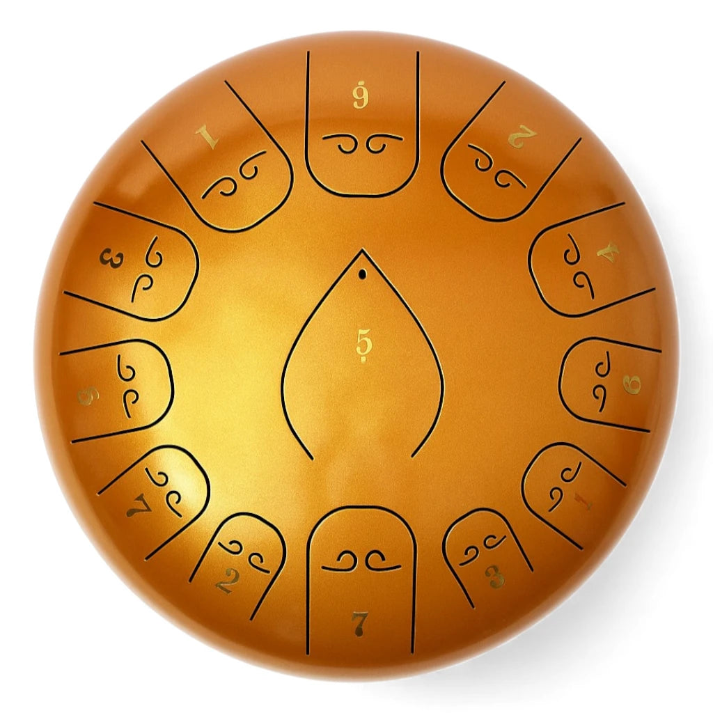 Tongue Drum en acier 13 notes