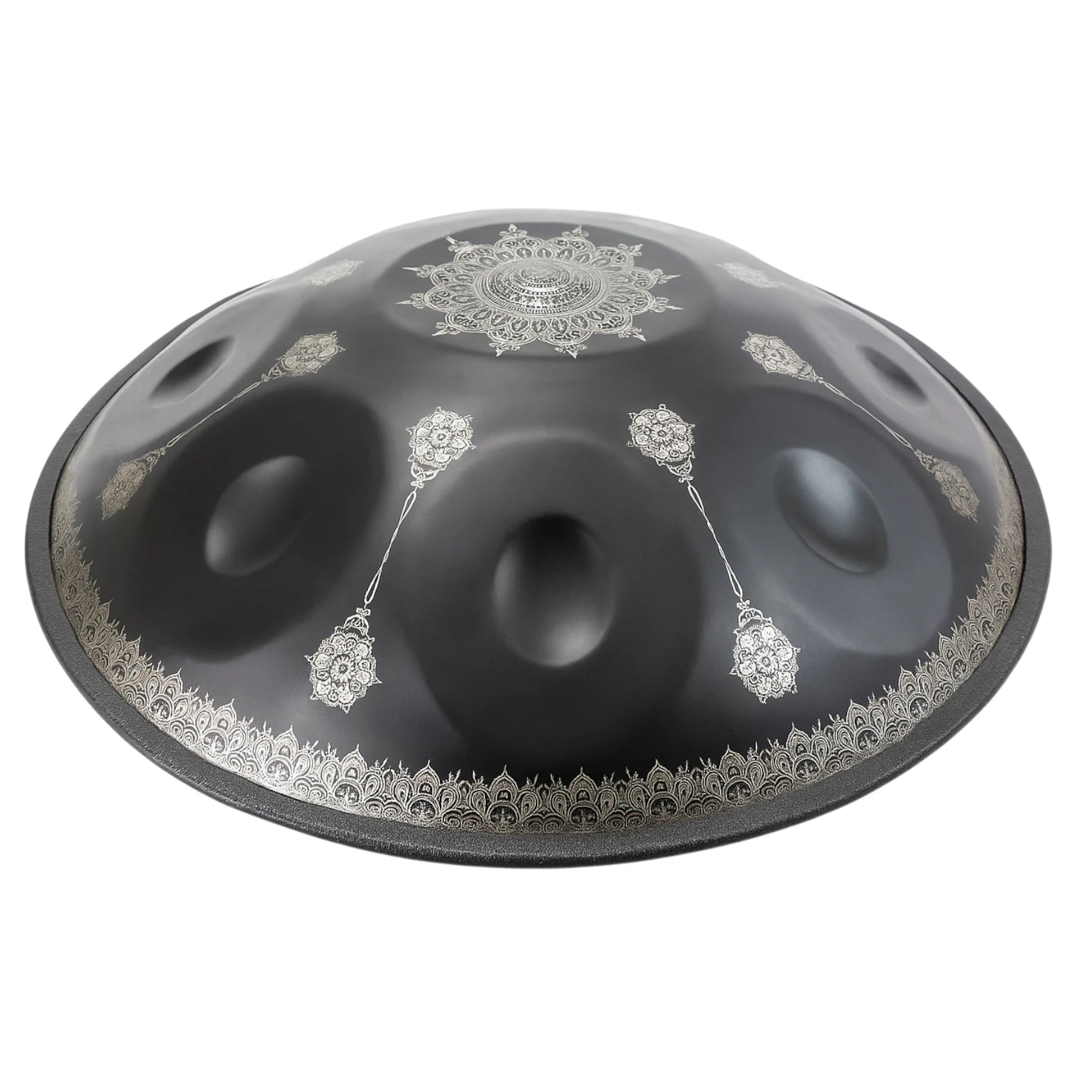 Handpan Traditionnel Noir de 9 notes en 432hz