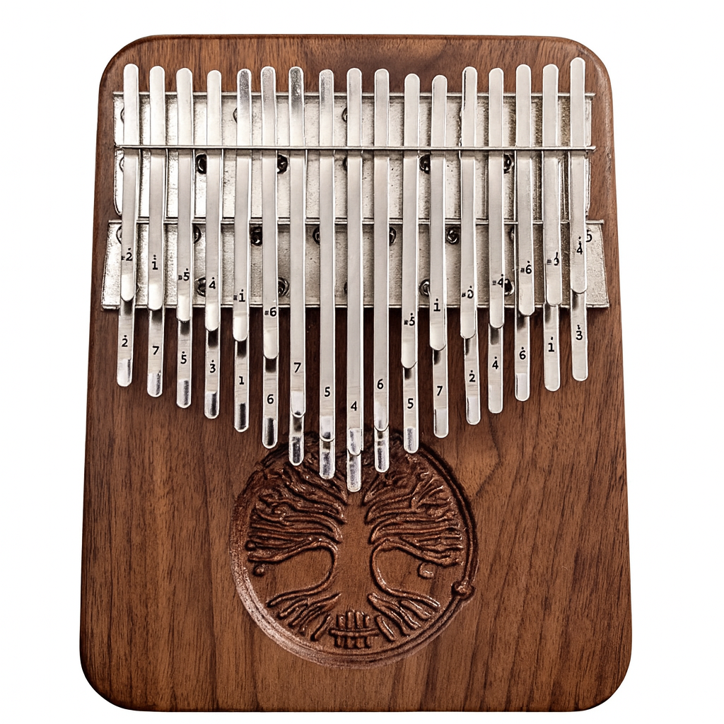 Kalimba Chromatique 34 Lames en Noyer