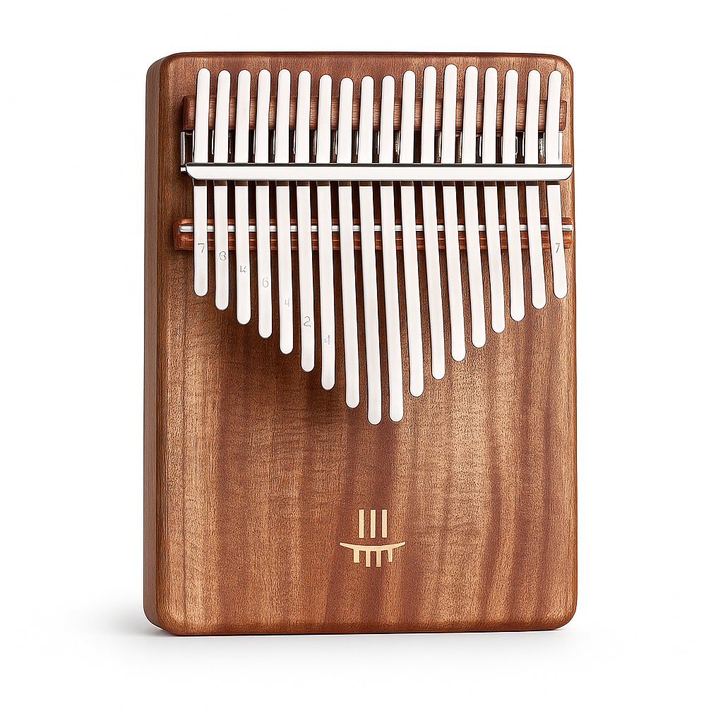 Kalimba 17 ou 21 Lames en Bois d'Érable, Acacia ou Noyer