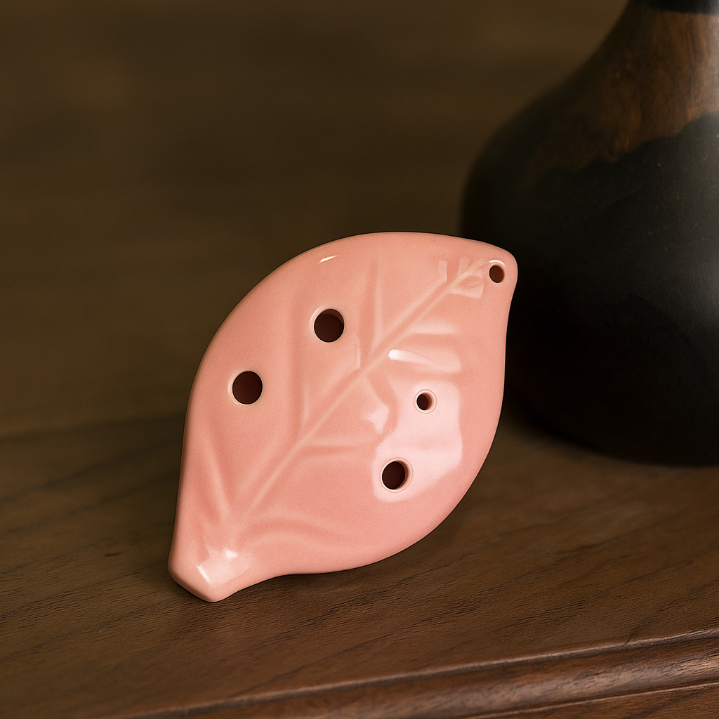 Ocarina Céramique Feuille 6 trous
