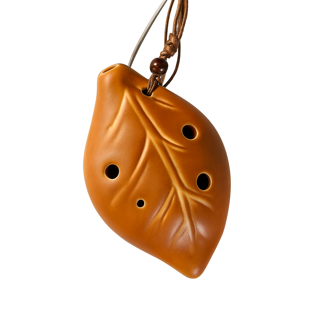 Ocarina Céramique Feuille 6 trous