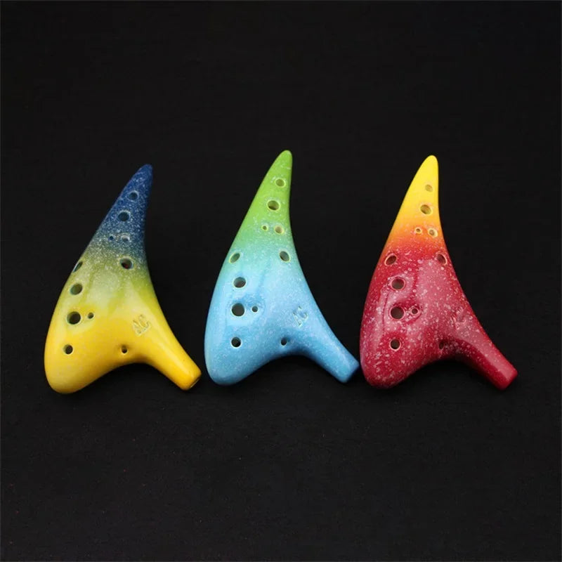 Ocarina design Multicolore 12 trous