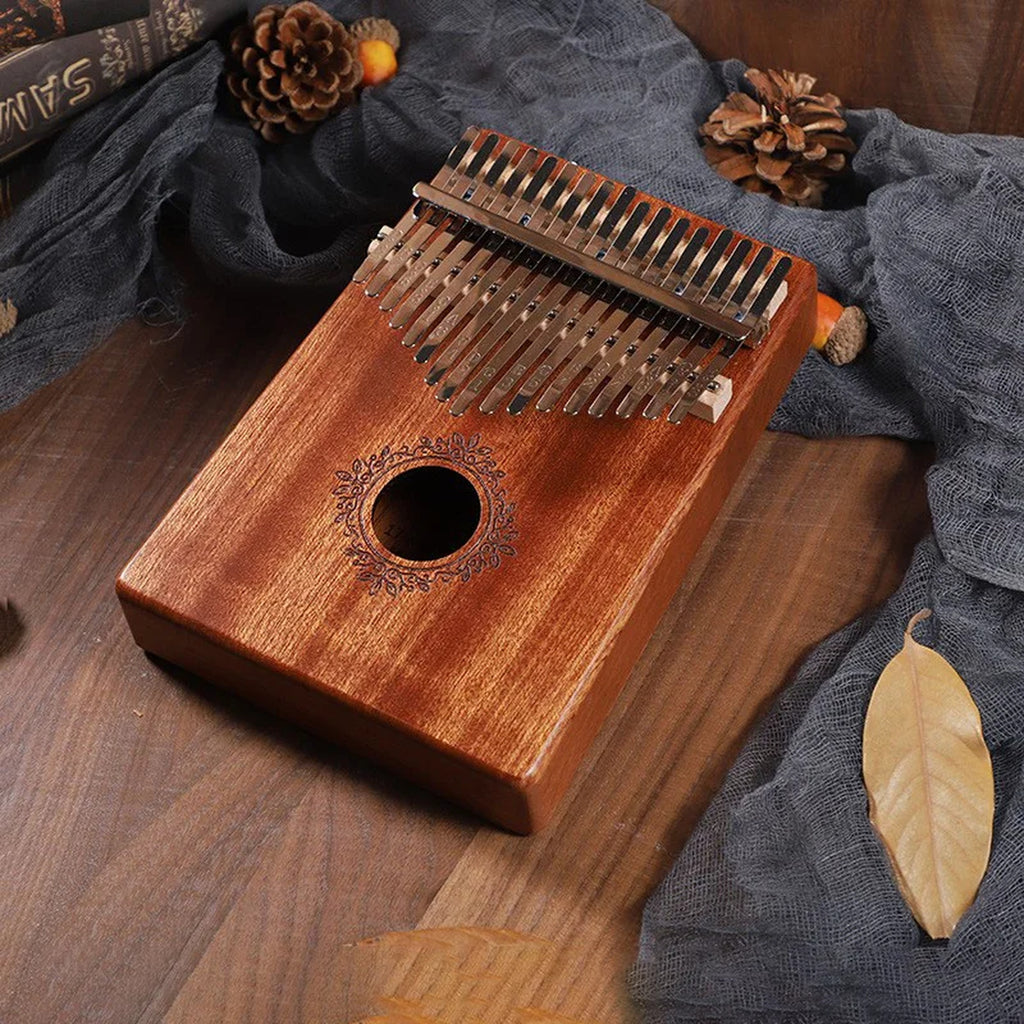 Kalimba Piano à Pouce 17 Lames en Acajou
