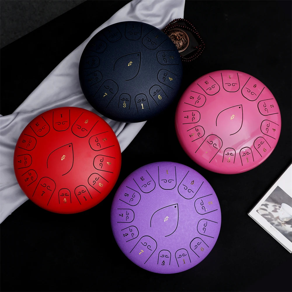 Tongue Drum en acier 13 notes