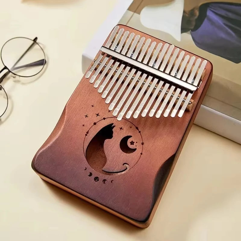 Kalimba Piano à Pouce 17 ou 21 Lames en Bois Plaqué