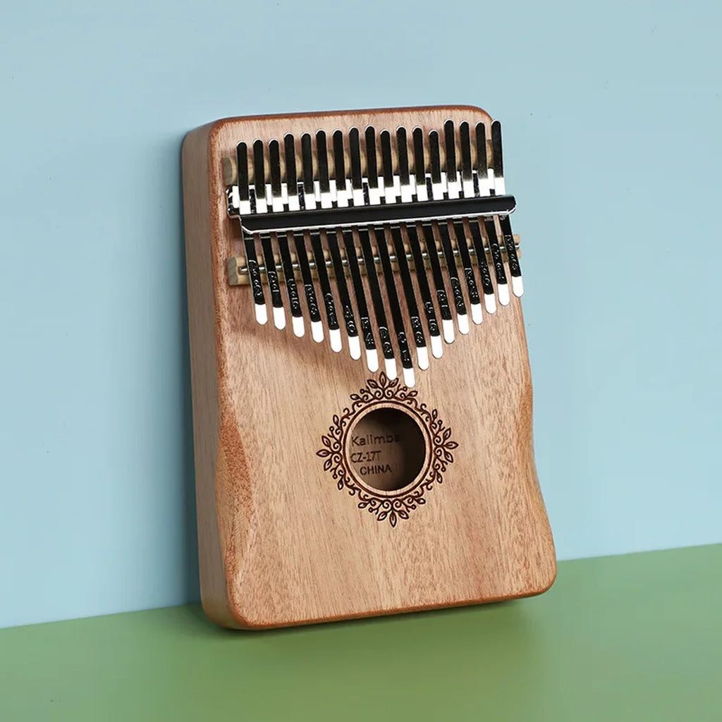Kalimba Piano à Pouce 17 Lames en Acajou