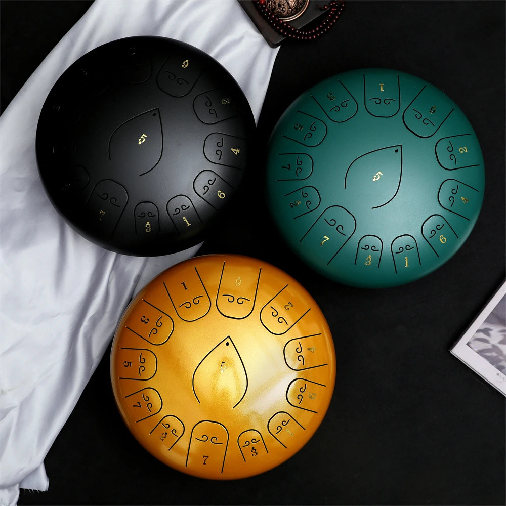 Tongue Drum en acier 13 notes