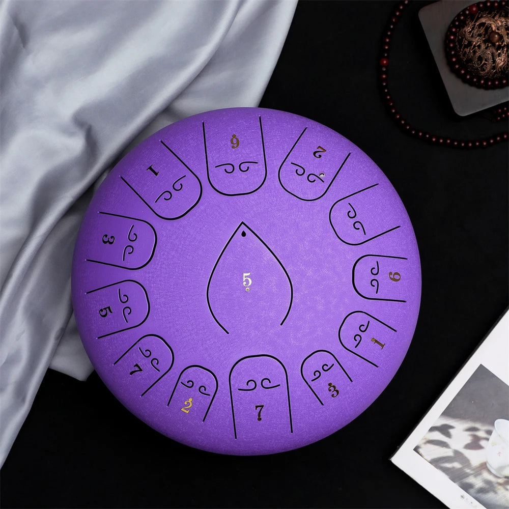 Tongue Drum en acier 13 notes