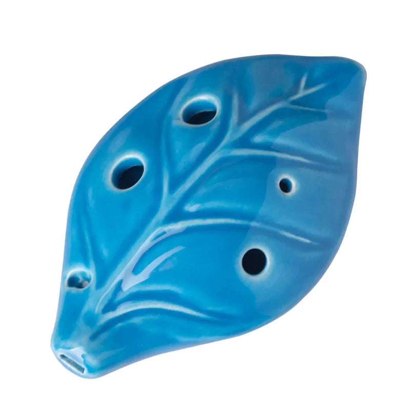 Ocarina Céramique Feuille 6 trous