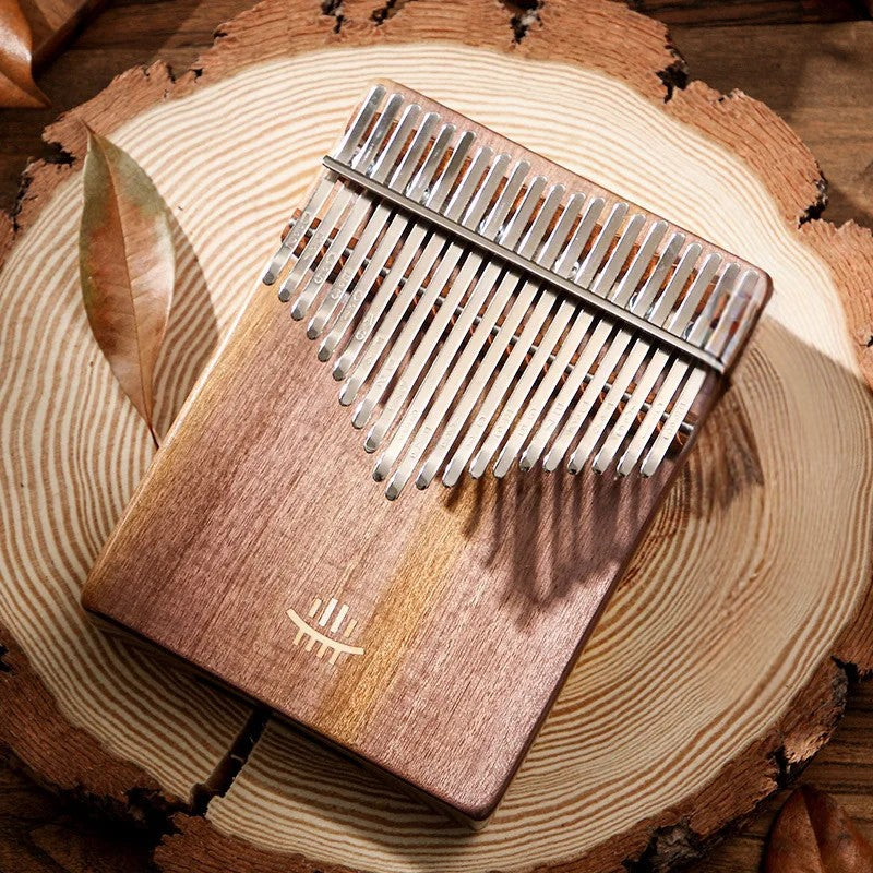 Kalimba 17 ou 21 Lames en Bois d'Érable, Acacia ou Noyer