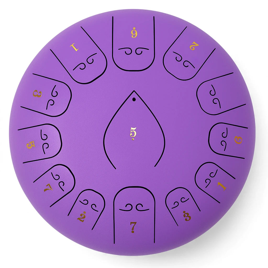 Tongue Drum en acier 13 notes