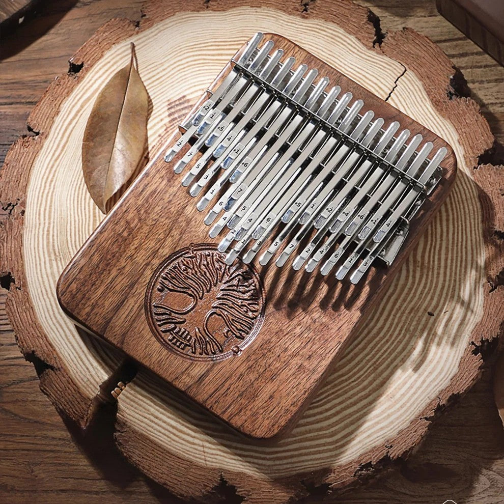 Kalimba Chromatique 34 Lames en Noyer