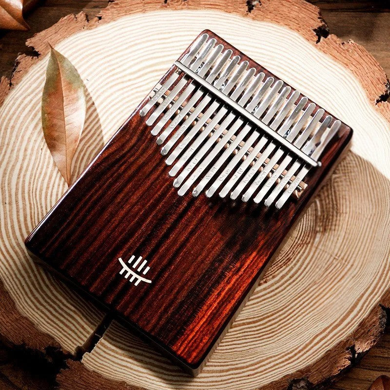 Kalimba 17 ou 21 Lames en Bois d'Érable, Acacia ou Noyer